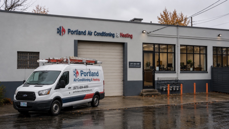 HVAC company facility and fleet